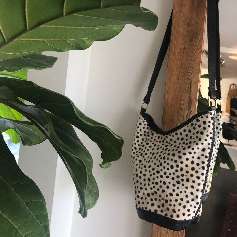 Cleobella Leather Crossbody Bag Black